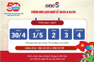 THÔNG BÁO NGHỈ LỄ 30/4 & 1/5 