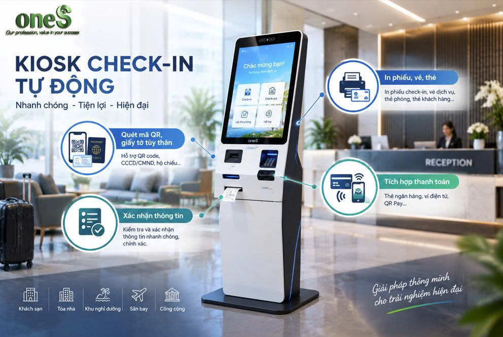 KIOSK CHECK-IN TỰ ĐỘNG